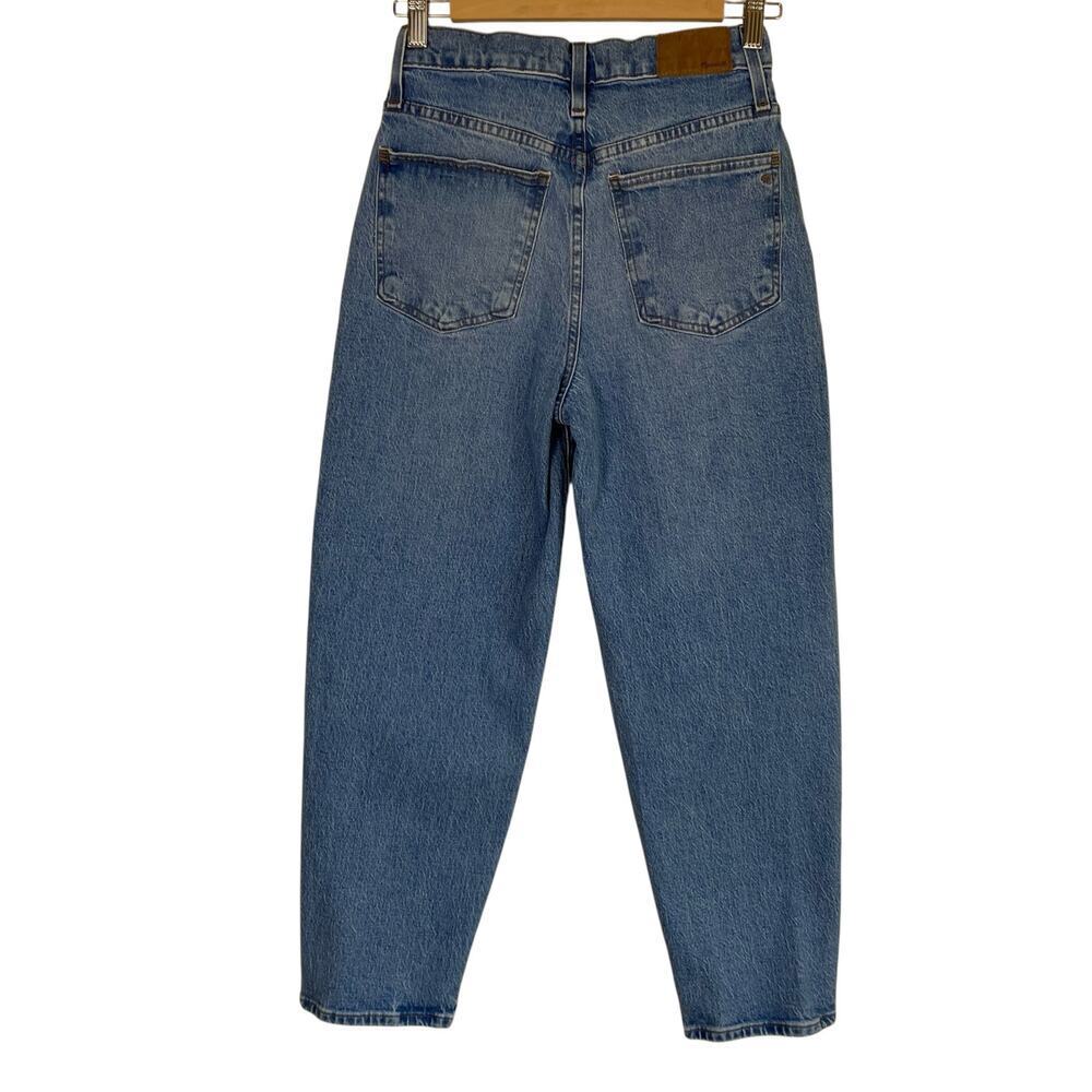 Madewell Sz 25 Balloon Jeans in Whistler Wash Light Wash 90s Mom Jean Retro - Picture 4 of 16
